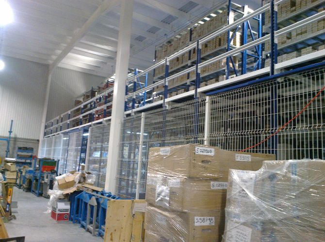 racks entrepiso